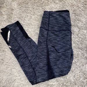 Grey & Black Patterned Leggings
